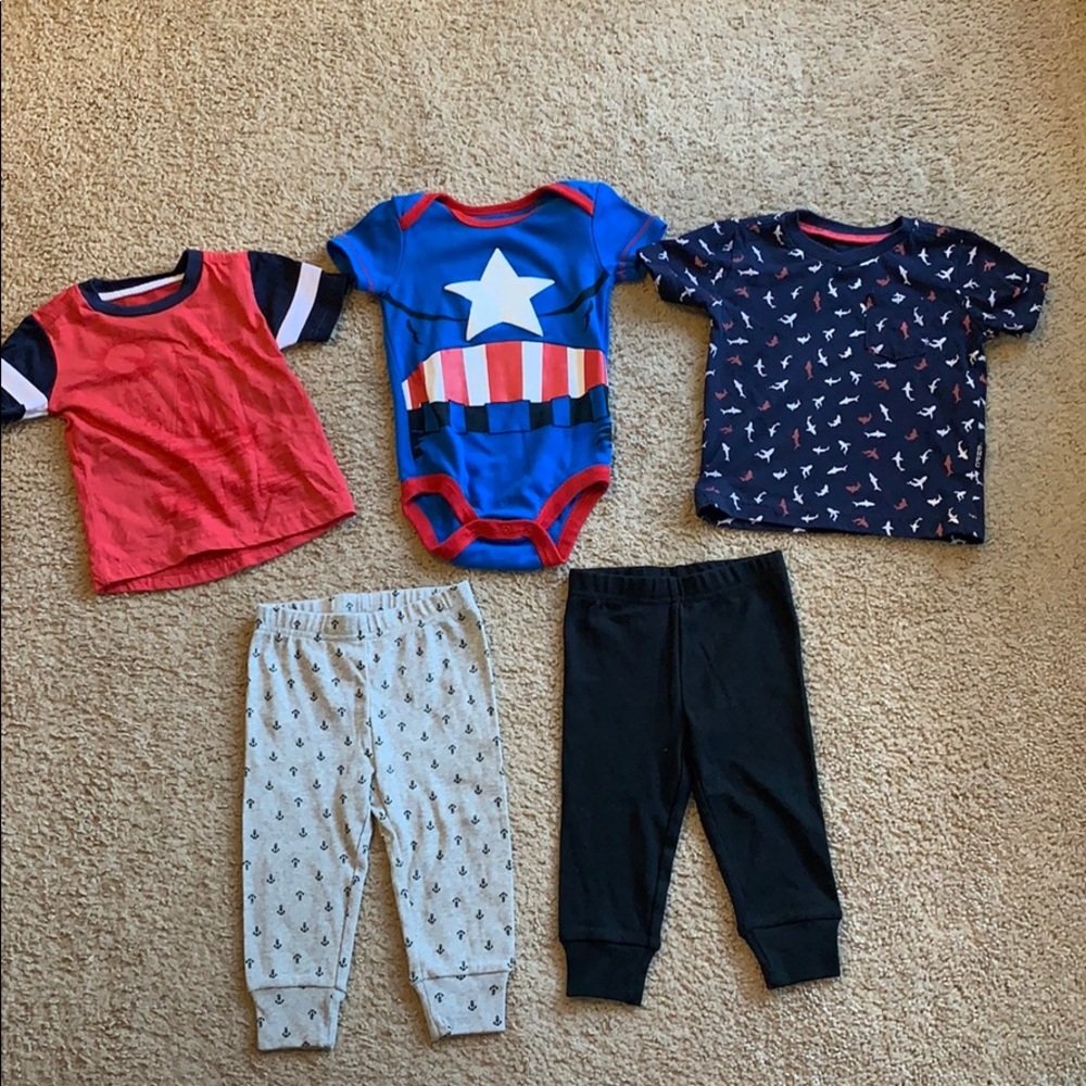 Baby Boy 6/9 M Clothing Lot